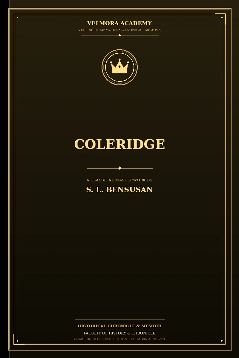 Cover of Coleridge