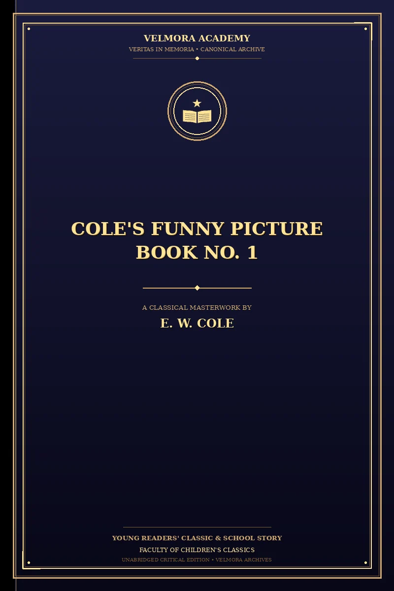 Cover of Cole's Funny Picture Book No. 1