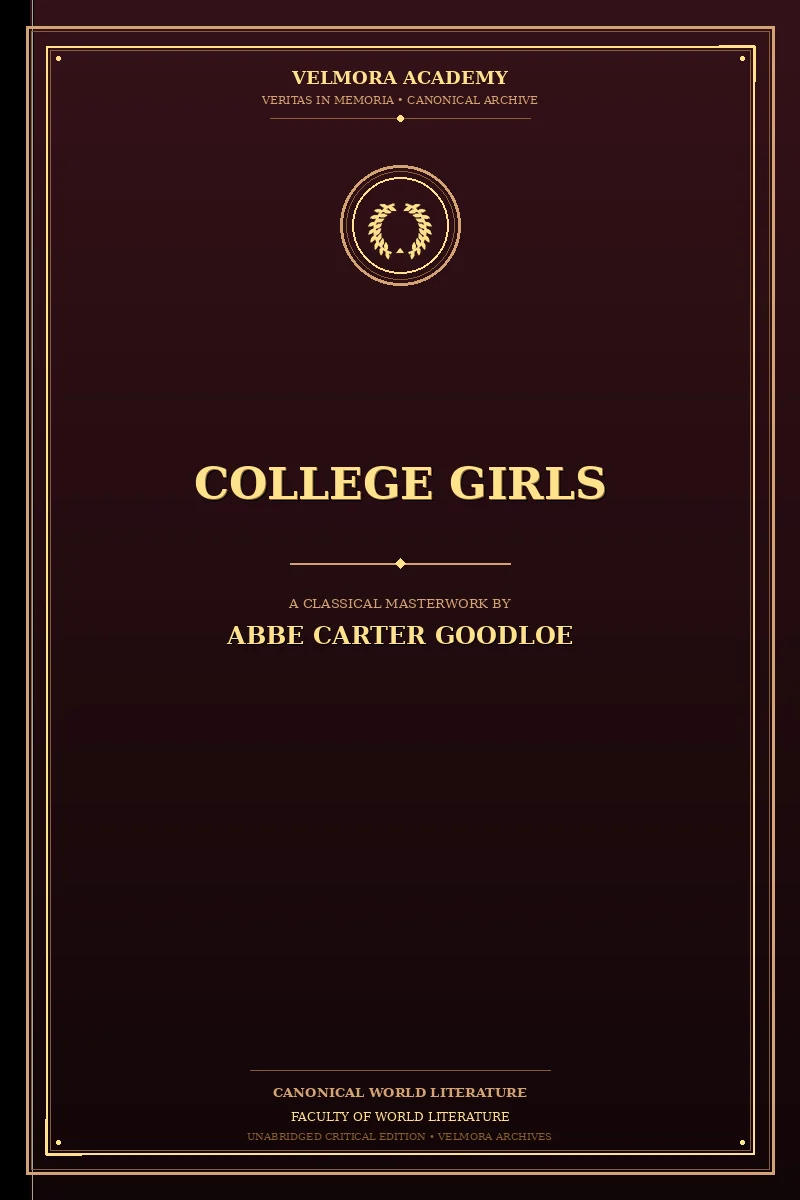 Cover of College girls