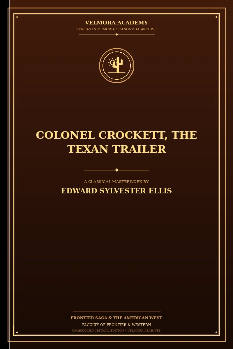 Cover of Colonel Crockett, the Texan trailer