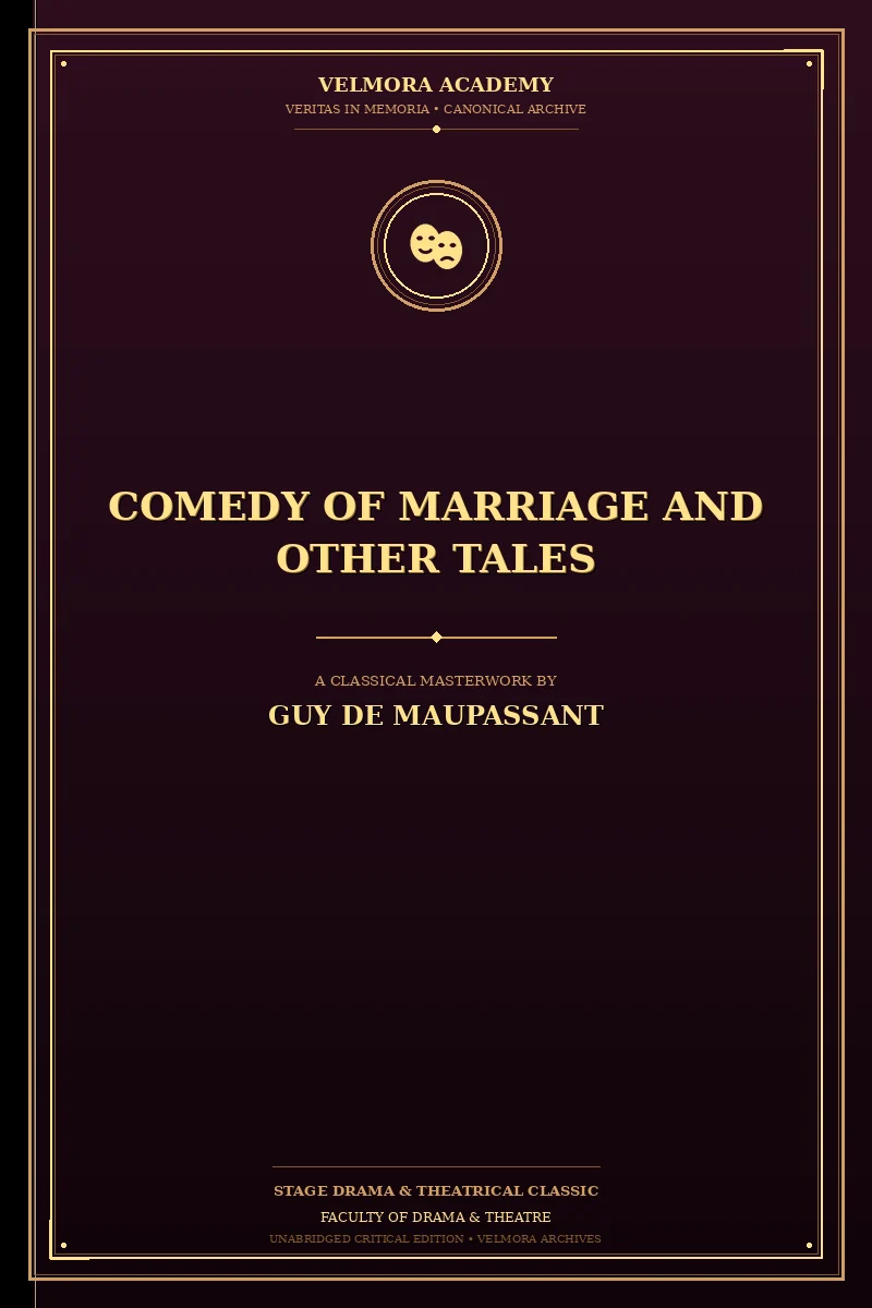 Cover of Comedy of Marriage and Other Tales