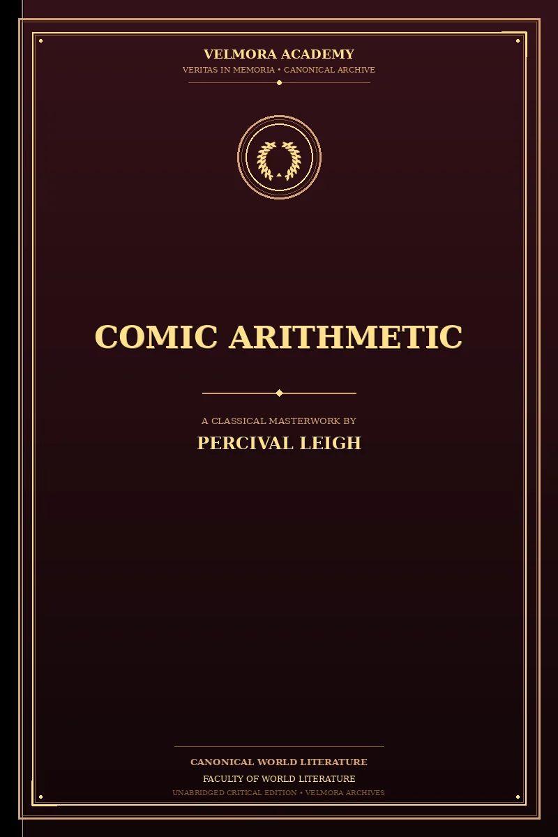 Cover of Comic Arithmetic