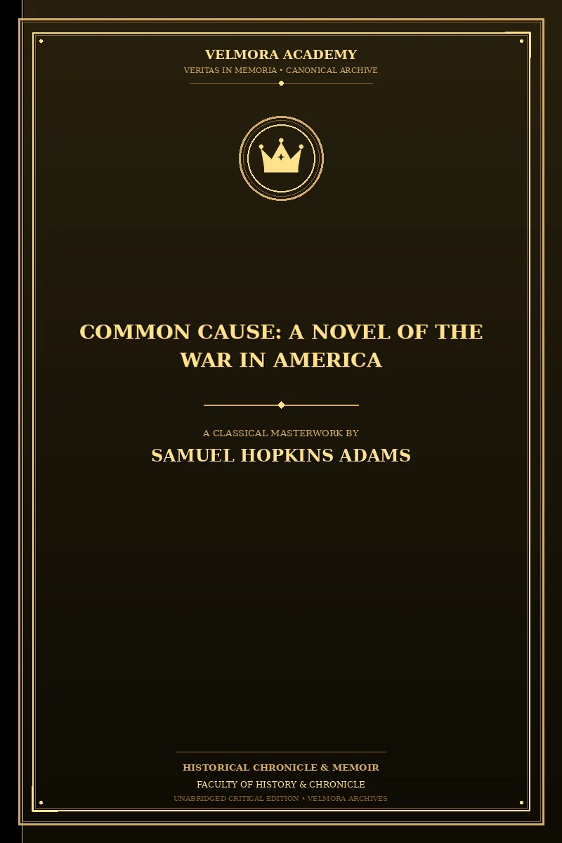 Common Cause: A Novel of the War in America