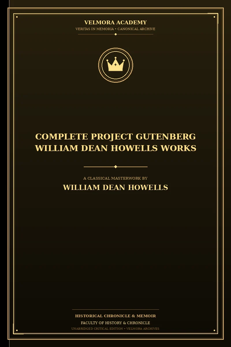 Cover of Complete Project Gutenberg William Dean Howells Works