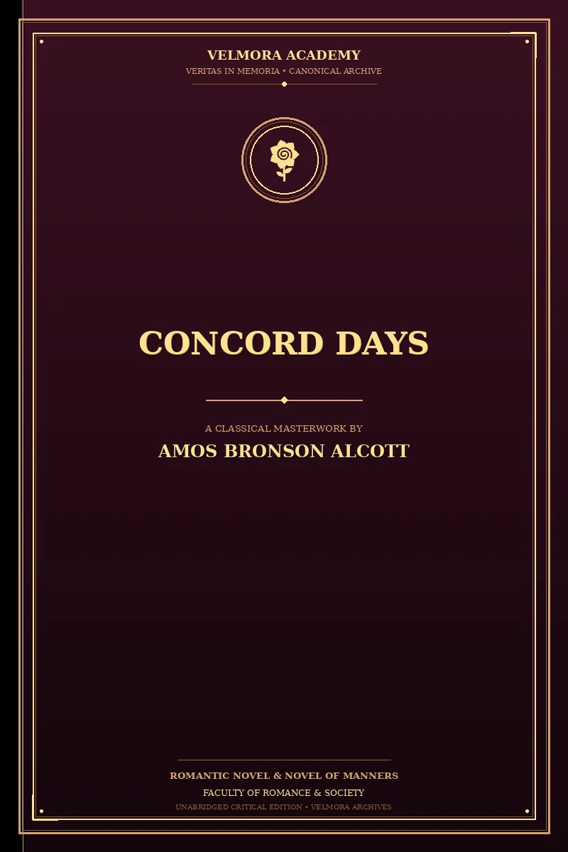 Cover of Concord Days