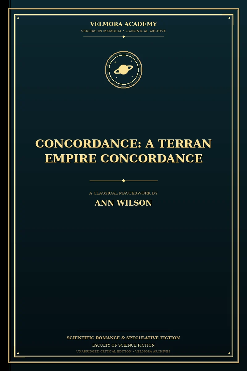 Cover of Concordance: A Terran Empire Concordance
