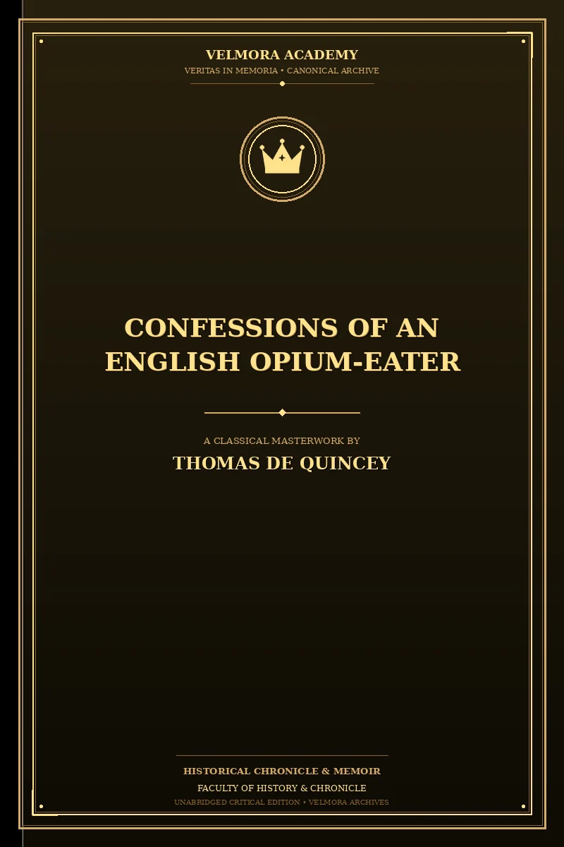Confessions of an English Opium-Eater