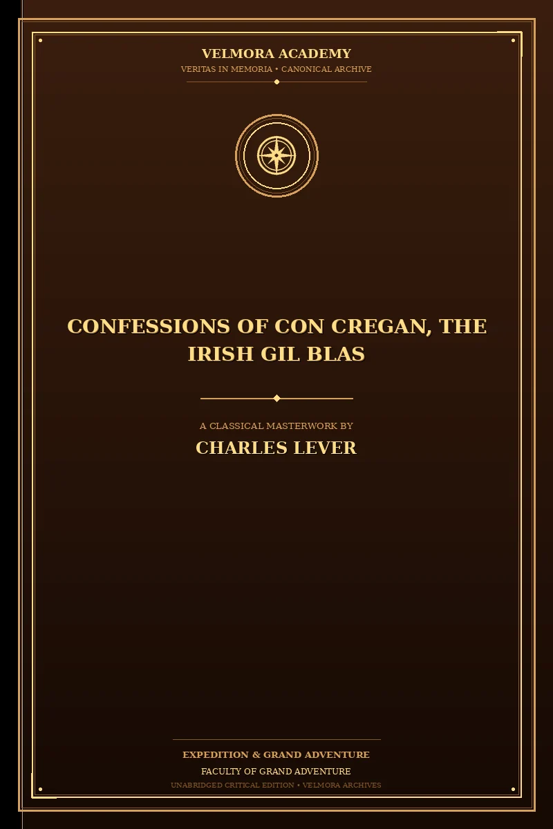 Confessions Of Con Cregan, the Irish Gil Blas