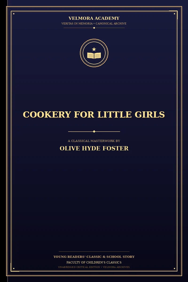 Cookery for Little Girls