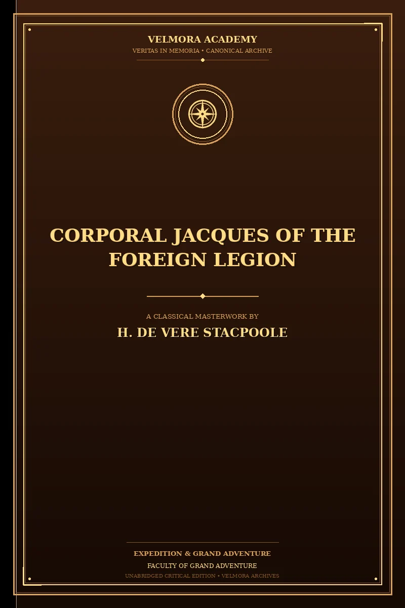 Cover of Corporal Jacques of the Foreign Legion