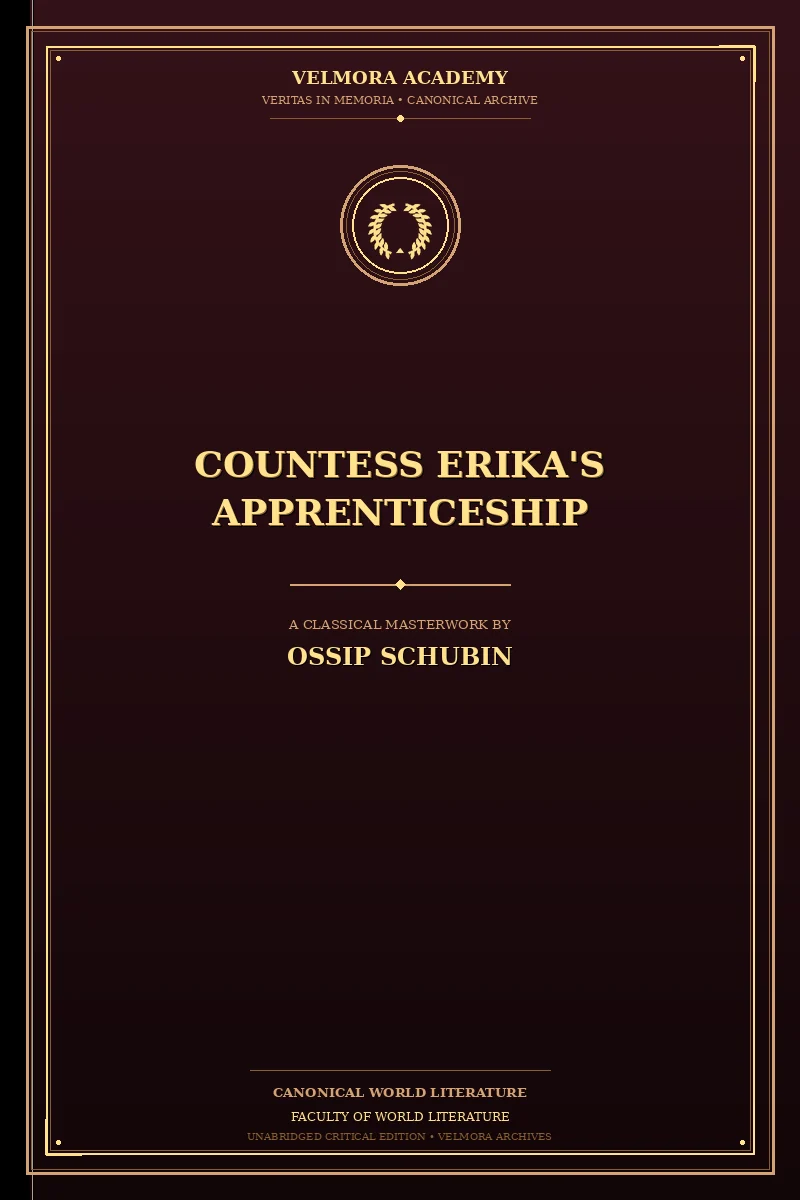 Cover of Countess Erika's Apprenticeship