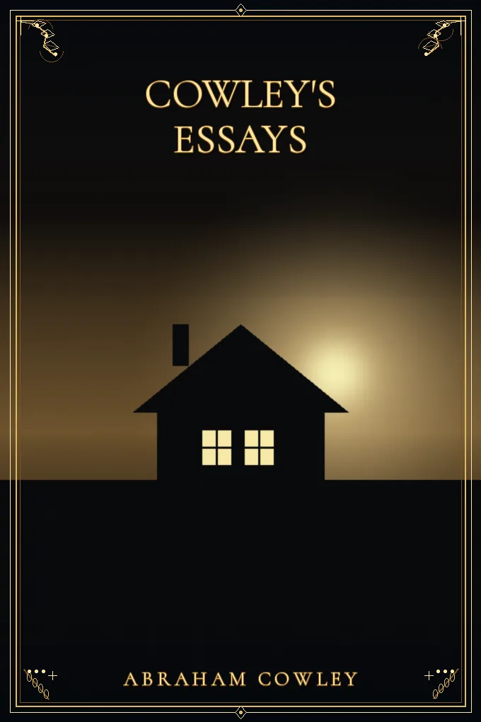 Cover of Cowley's Essays
