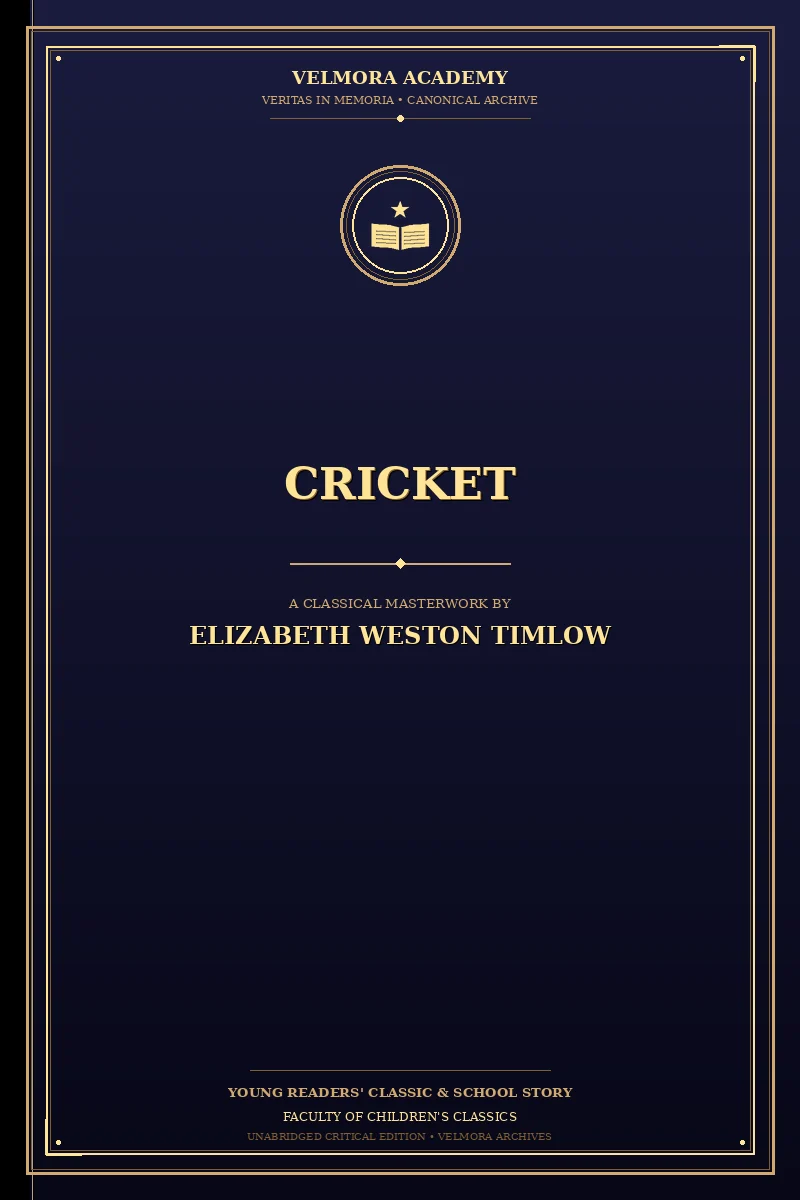 Cover of Cricket