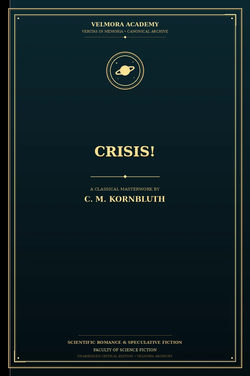 Cover of Crisis!