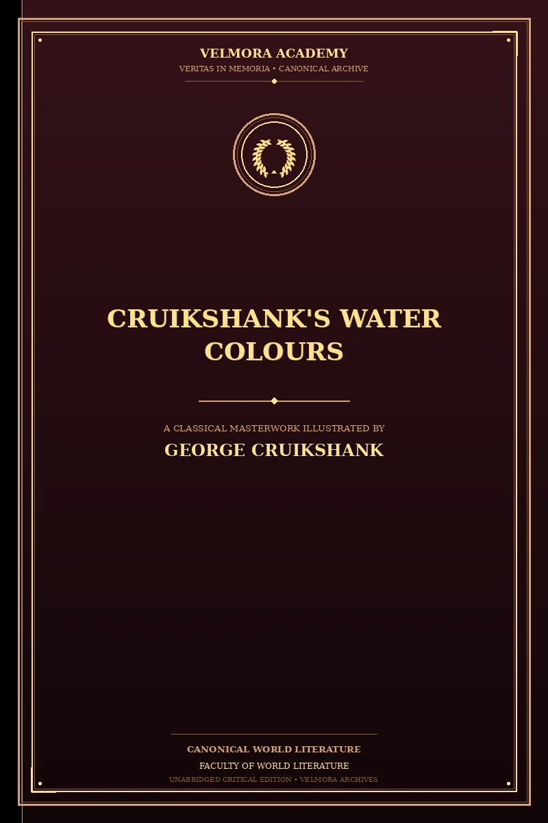 Cover of Cruikshank's Water Colours