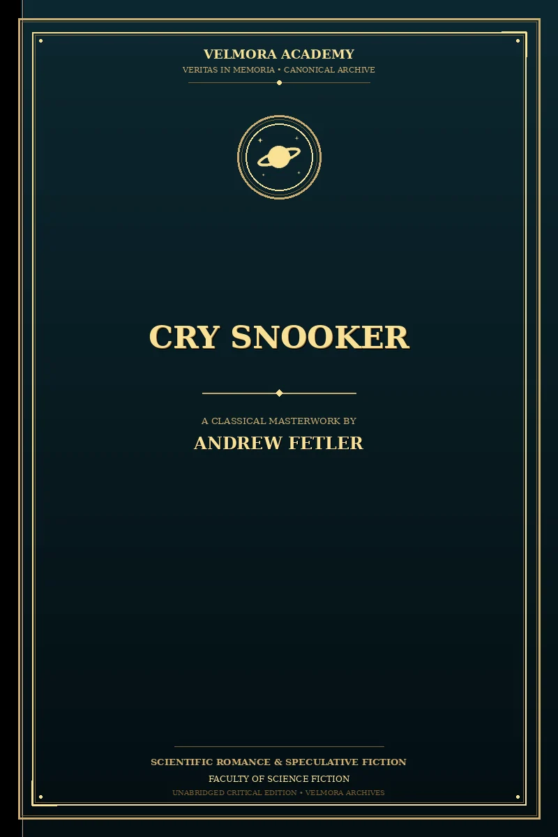 Cry Snooker