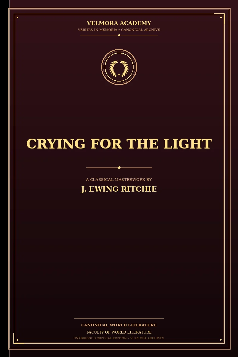 Cover of Crying for the Light