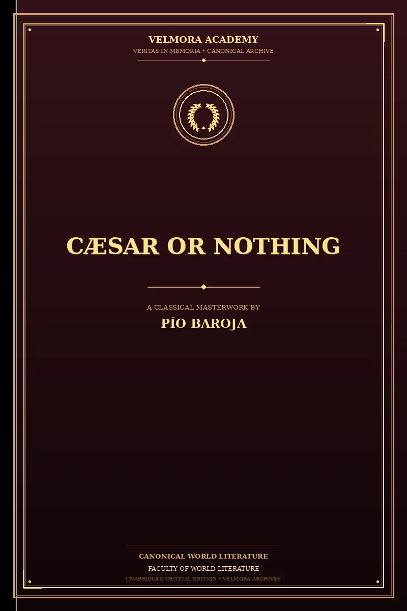 Cover of Cæsar or Nothing
