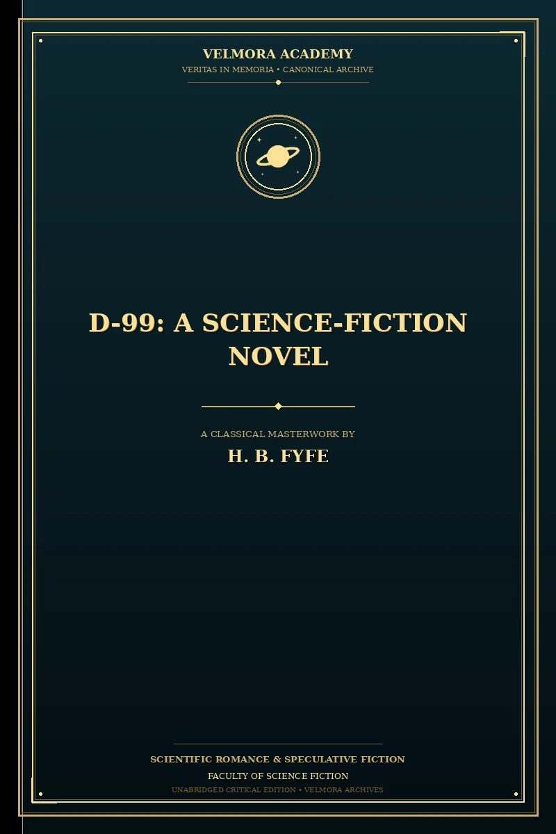 D-99: A Science-Fiction Novel