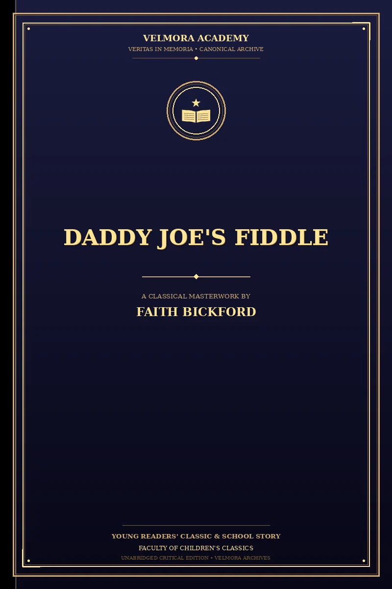 Cover of Daddy Joe's fiddle