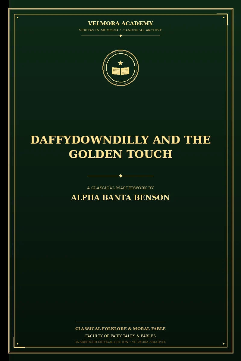 Cover of Daffydowndilly and the Golden Touch