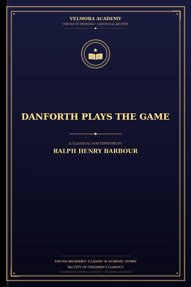 Cover of Danforth Plays the Game