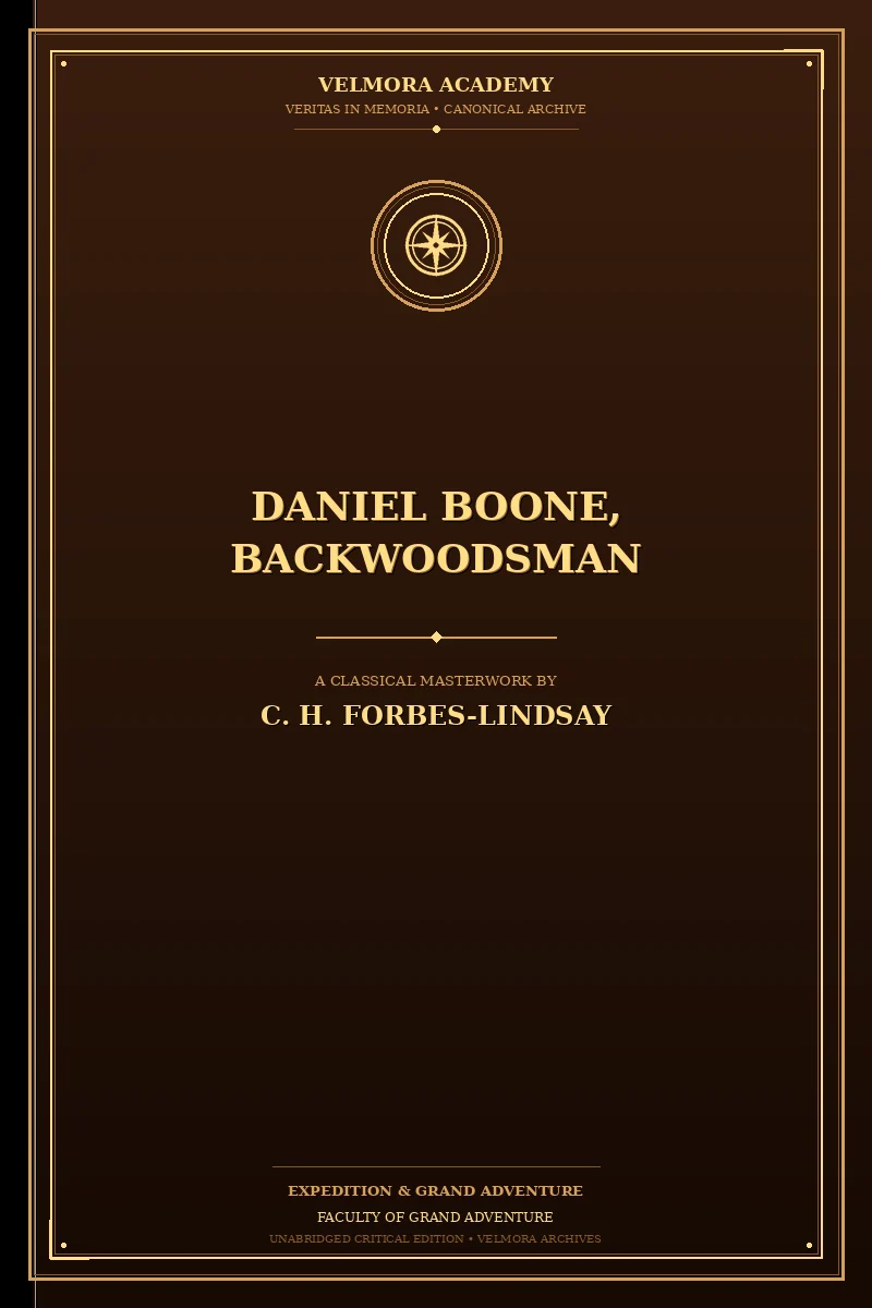 Daniel Boone, Backwoodsman
