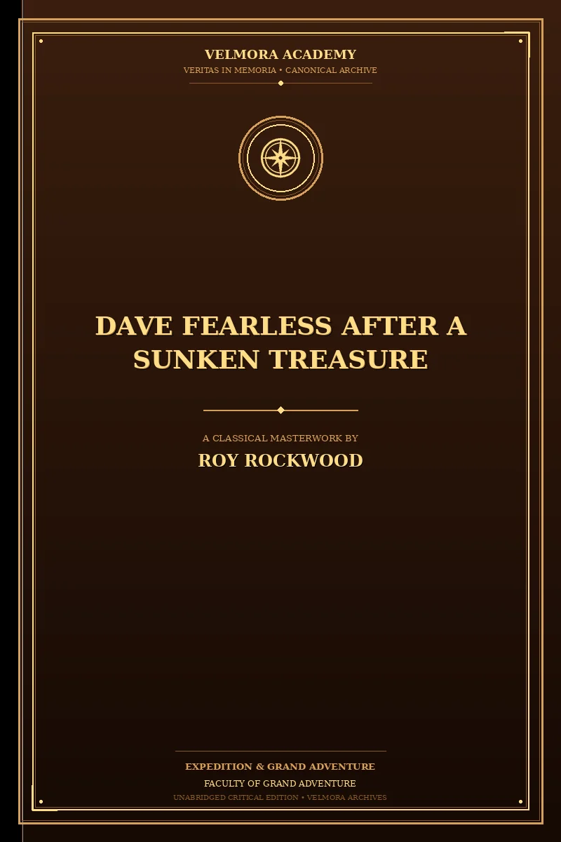 Dave Fearless after a sunken treasure