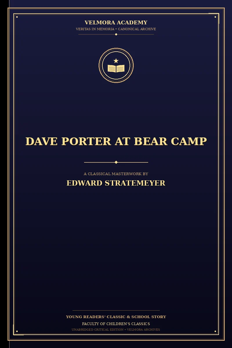 Cover of Dave Porter At Bear Camp