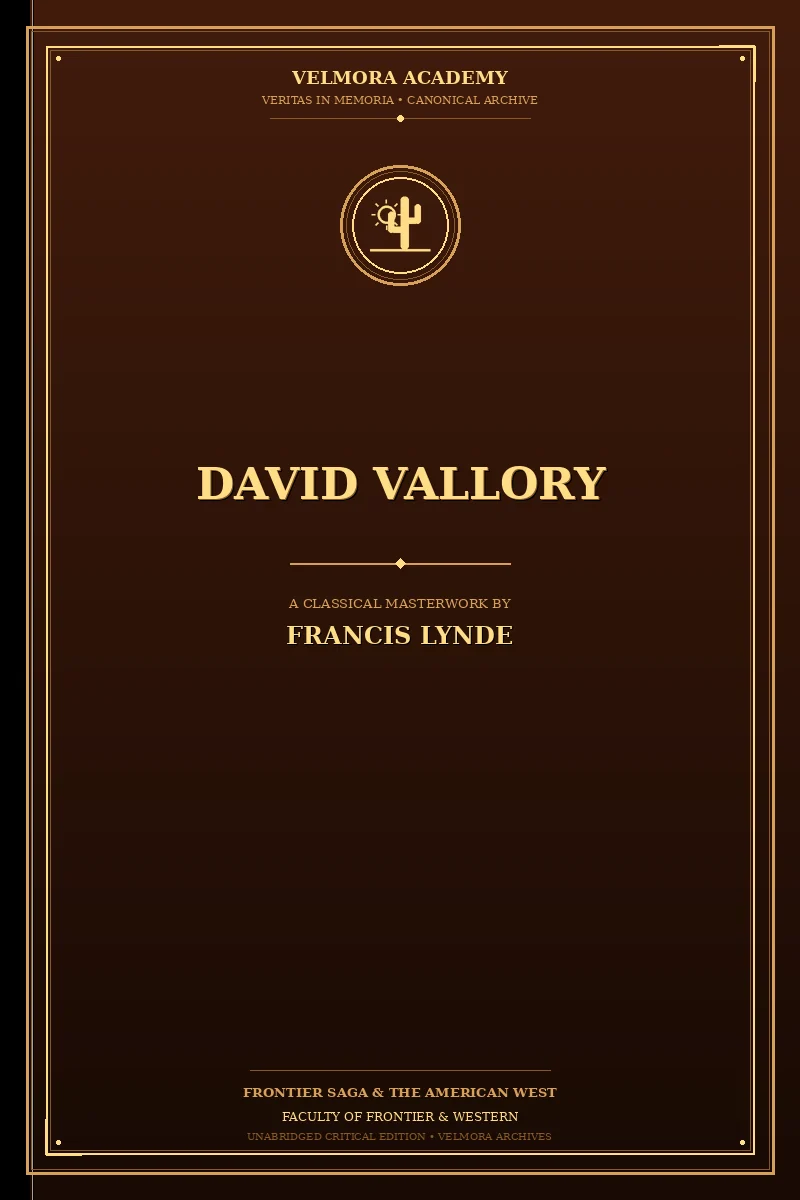 Cover of David Vallory