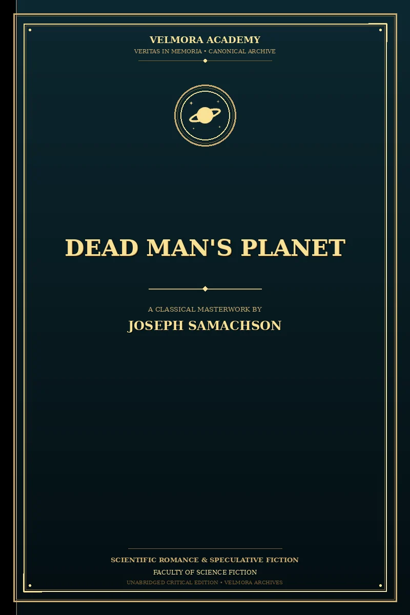Cover of Dead Man's Planet
