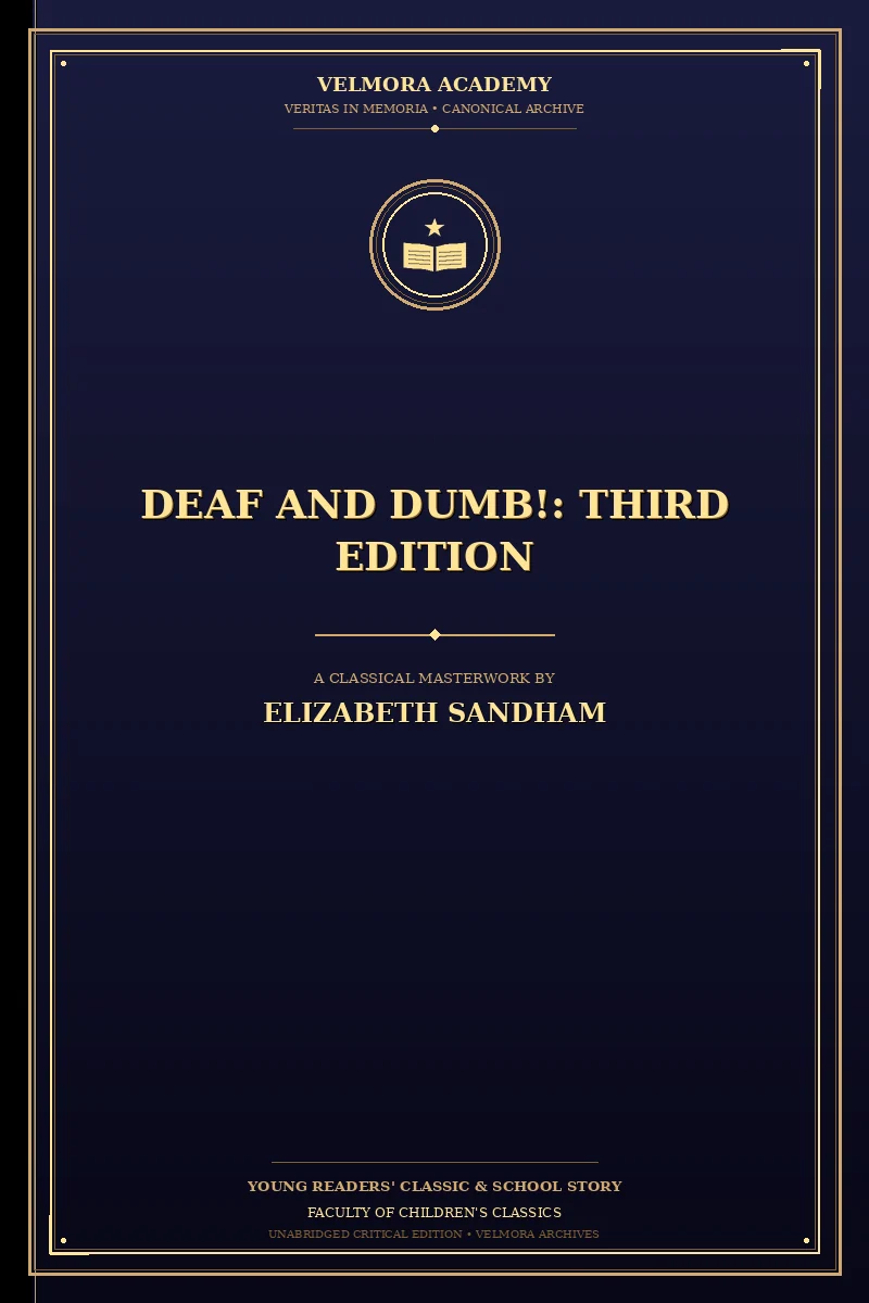 Cover of Deaf and Dumb!: Third Edition