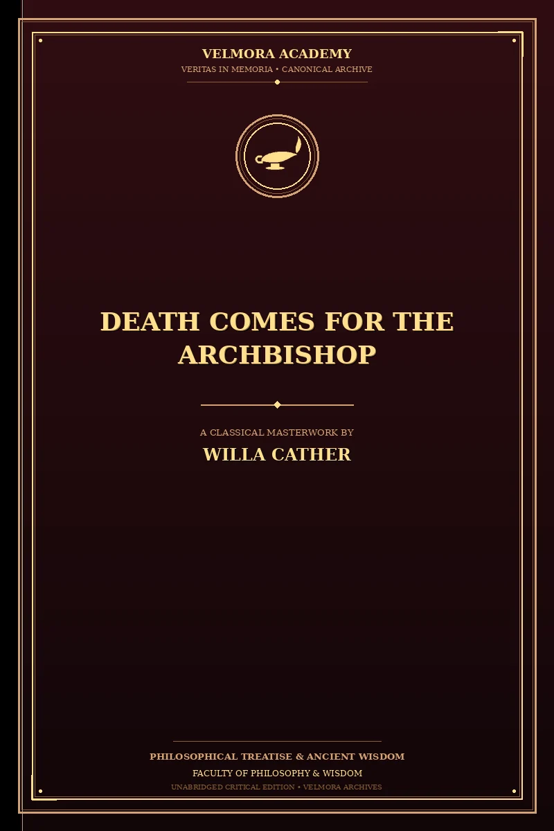Death comes for the archbishop