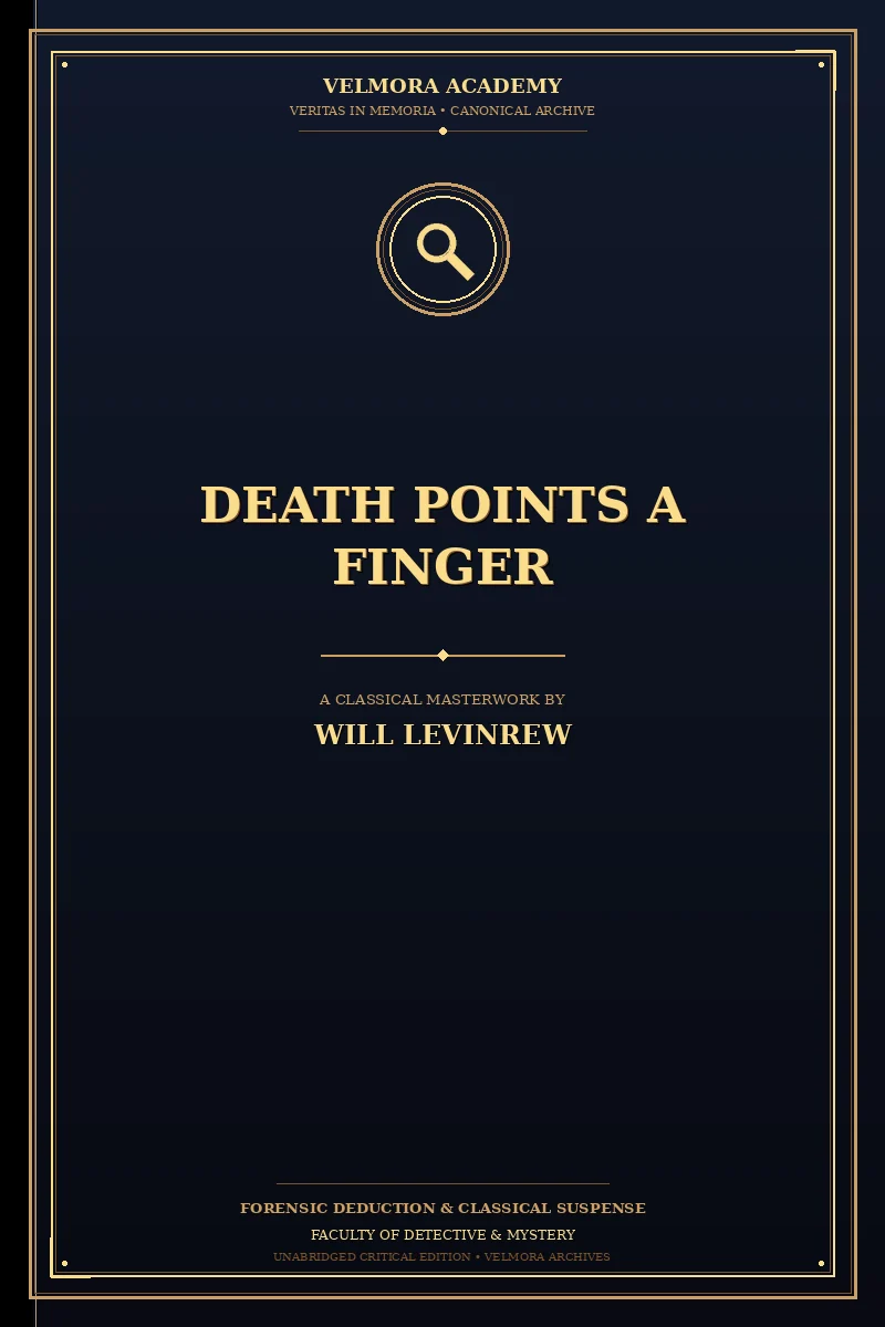 Cover of Death Points a Finger