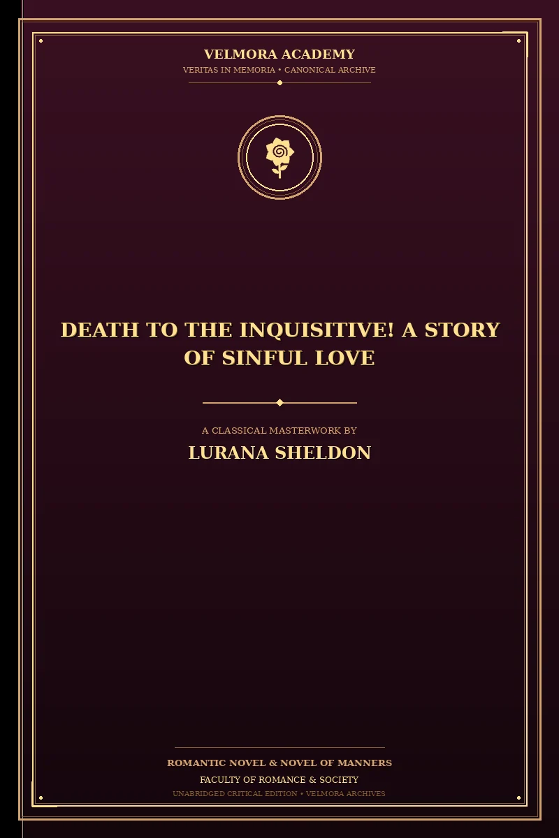Death to the Inquisitive! A Story of Sinful Love