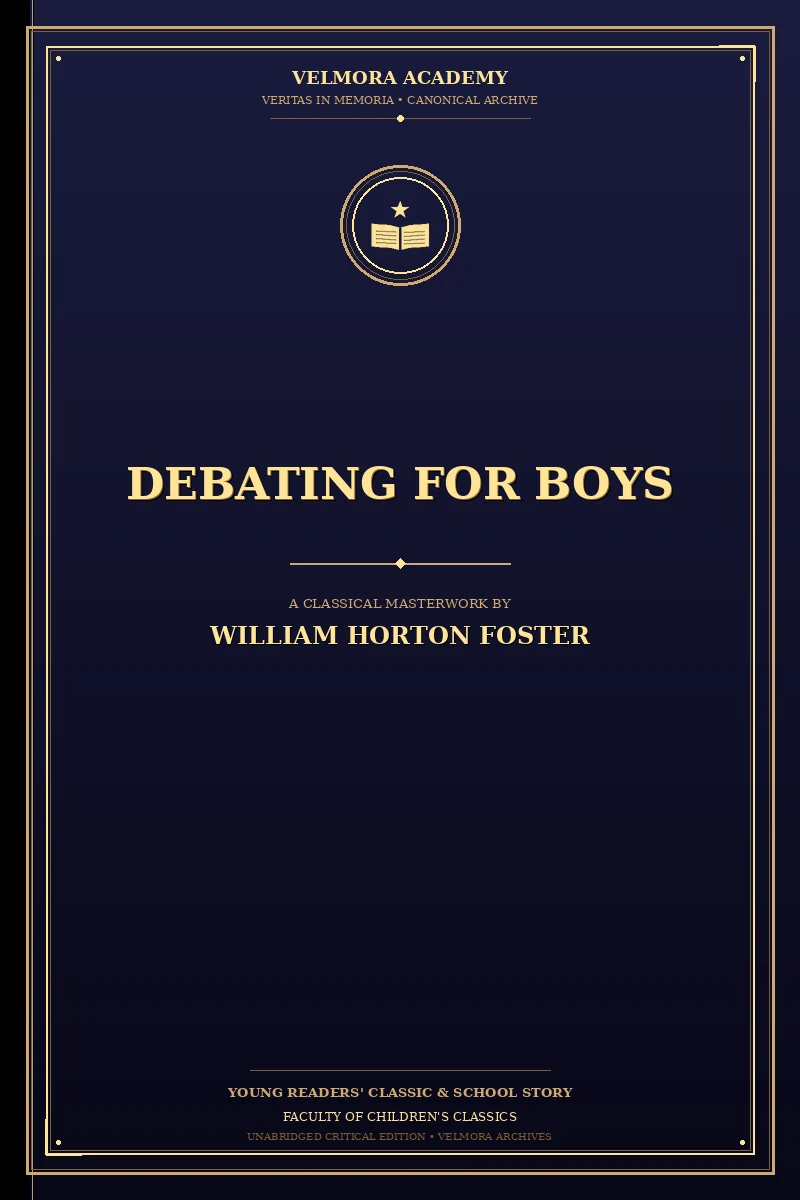 Debating for boys