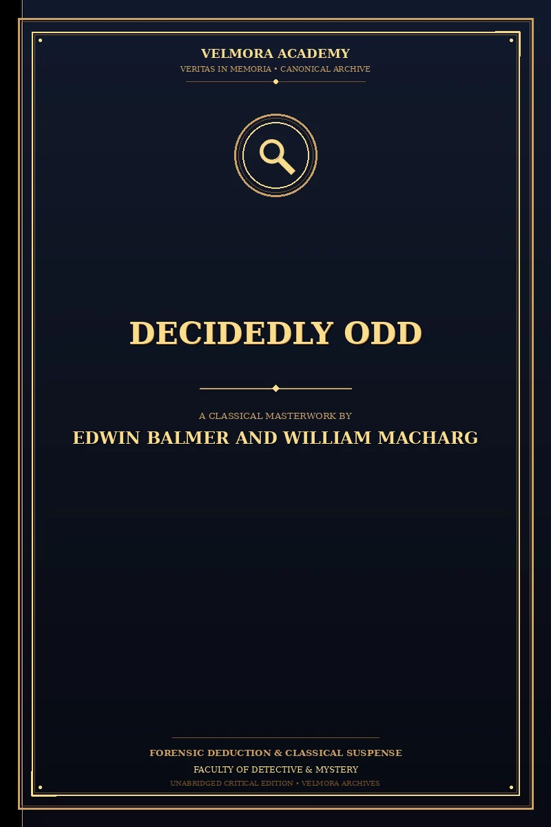 Cover of Decidedly Odd