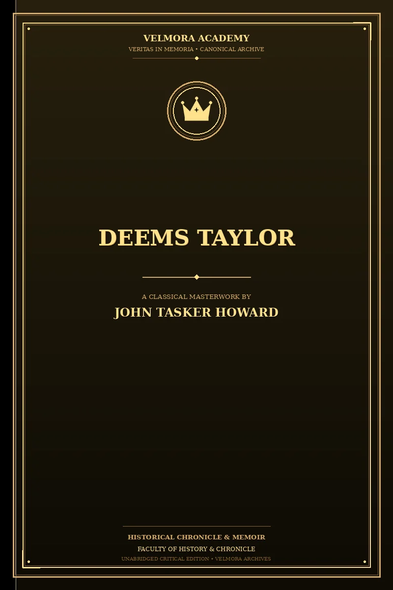 Cover of Deems Taylor