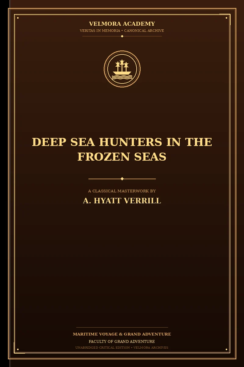 Cover of Deep Sea Hunters in the Frozen Seas