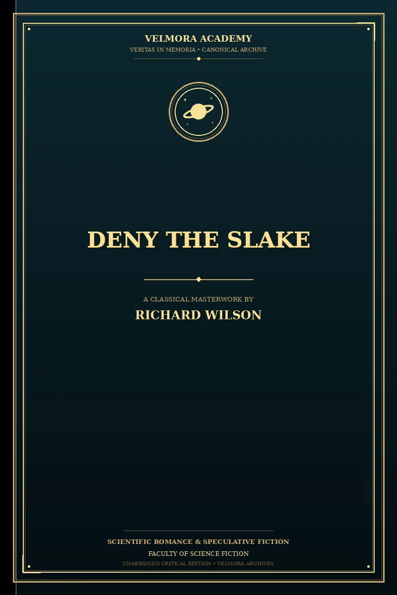 Cover of Deny the Slake