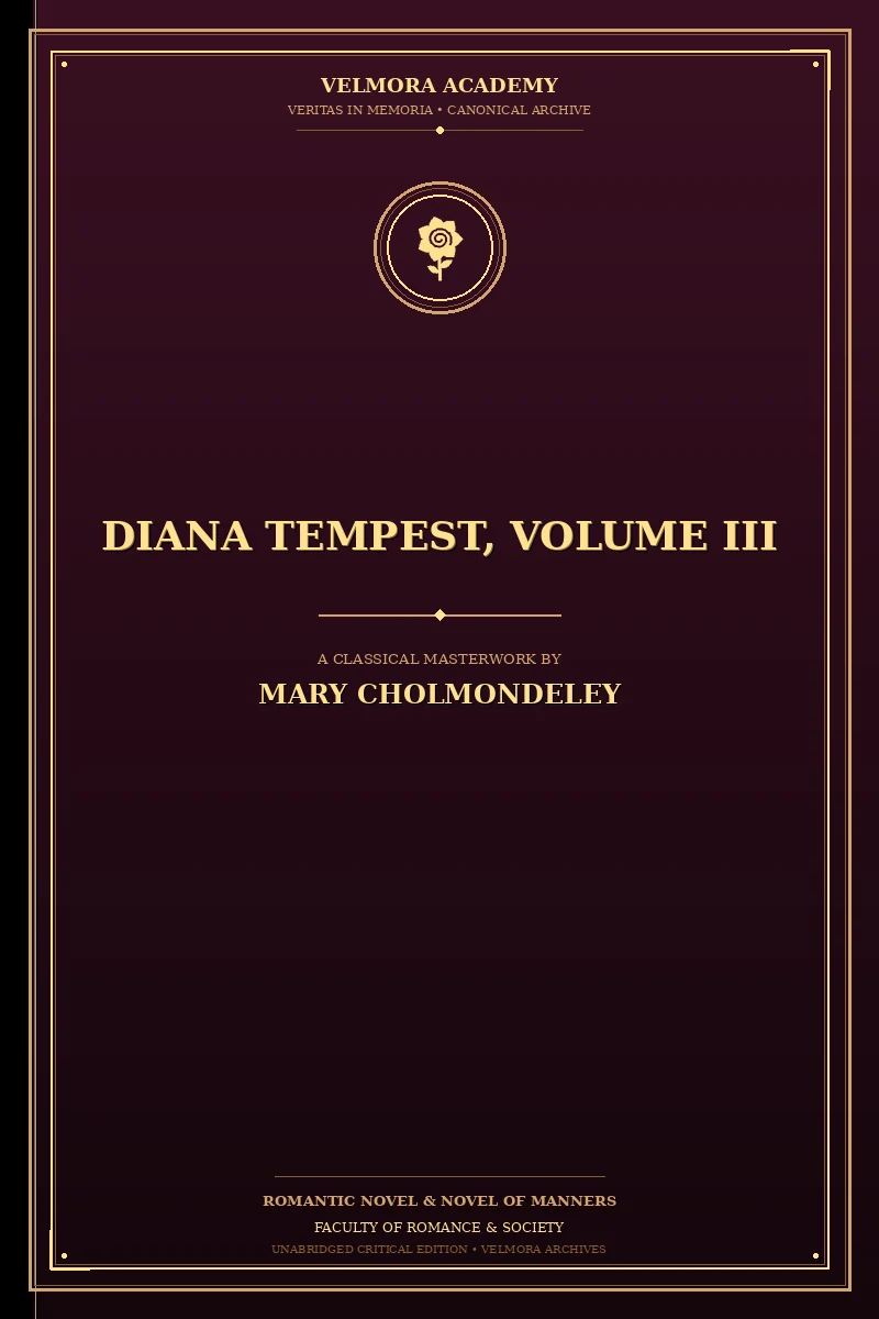 Cover of Diana Tempest, Volume III