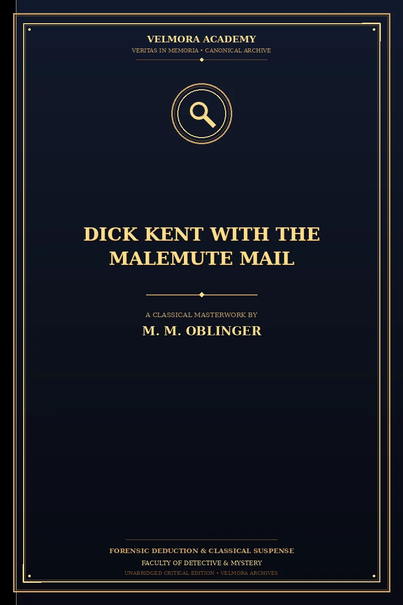 Dick Kent with the Malemute Mail