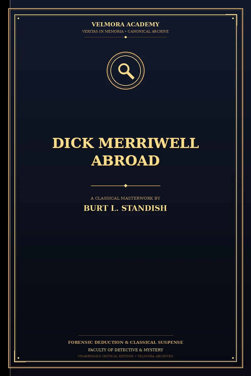 Cover of Dick Merriwell Abroad