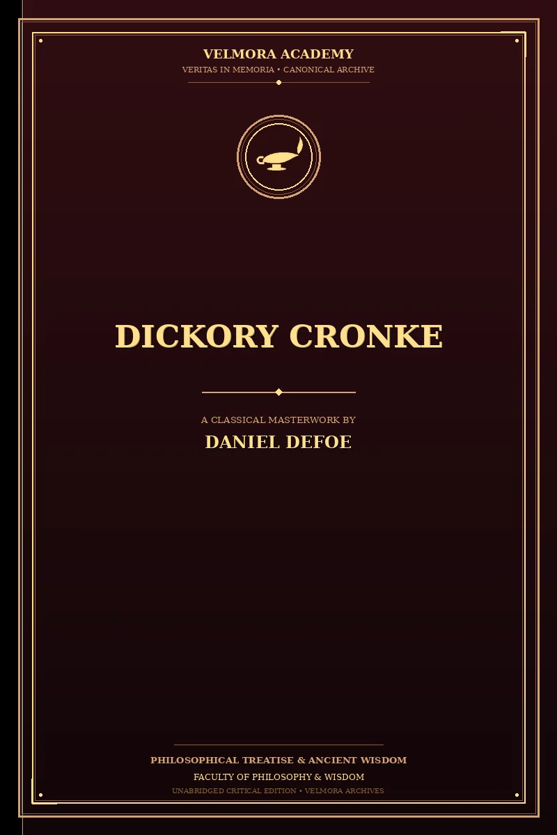 Cover of Dickory Cronke
