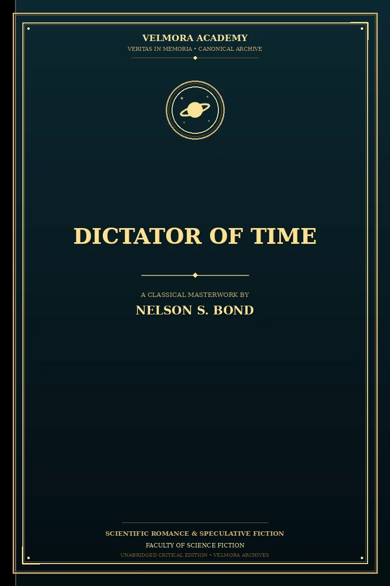 Cover of Dictator of Time