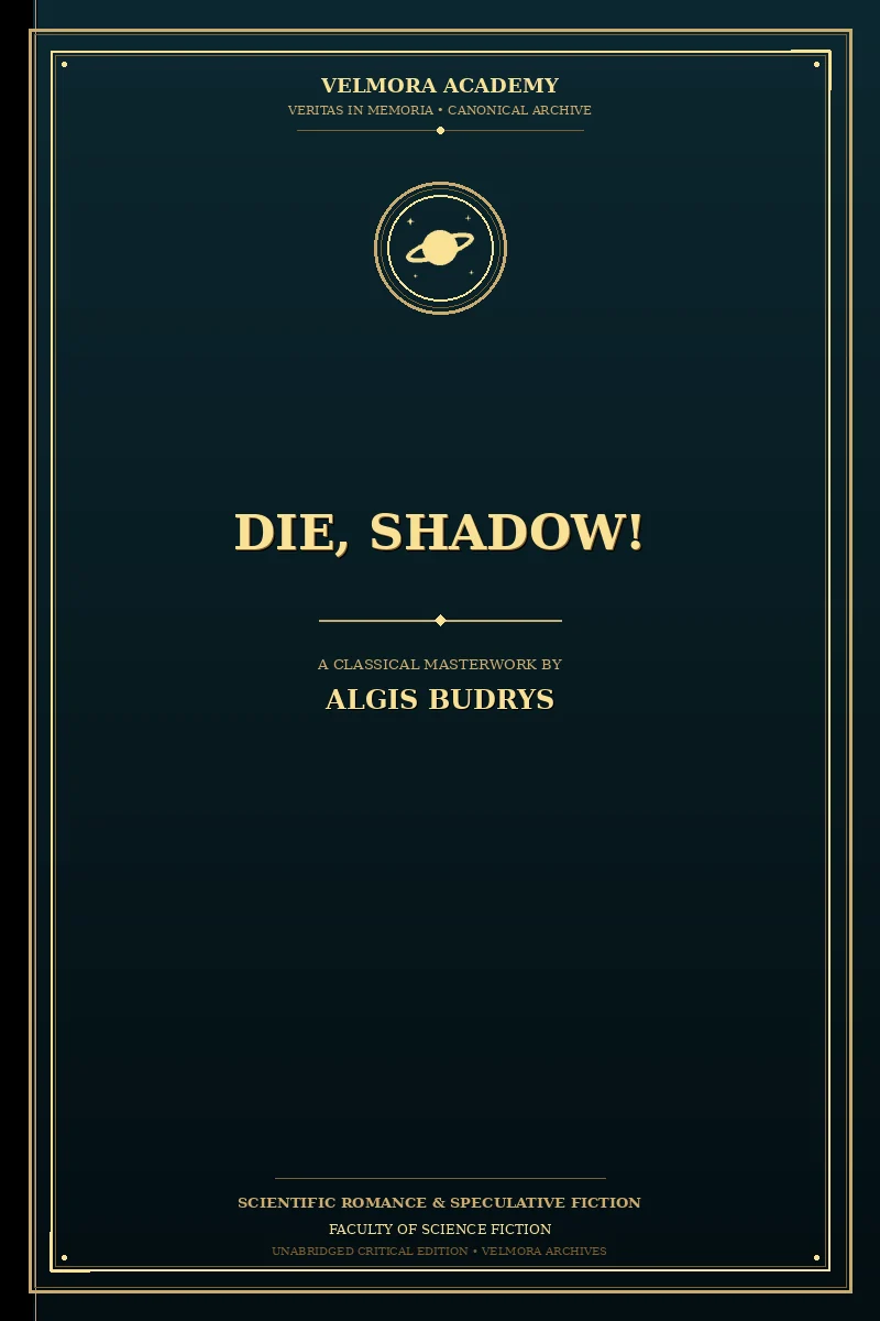 Cover of Die, Shadow!