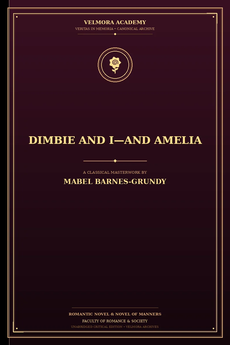 Dimbie and I—and Amelia