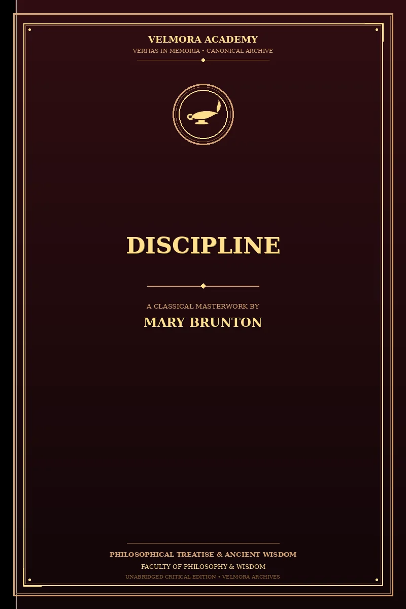 Cover of Discipline