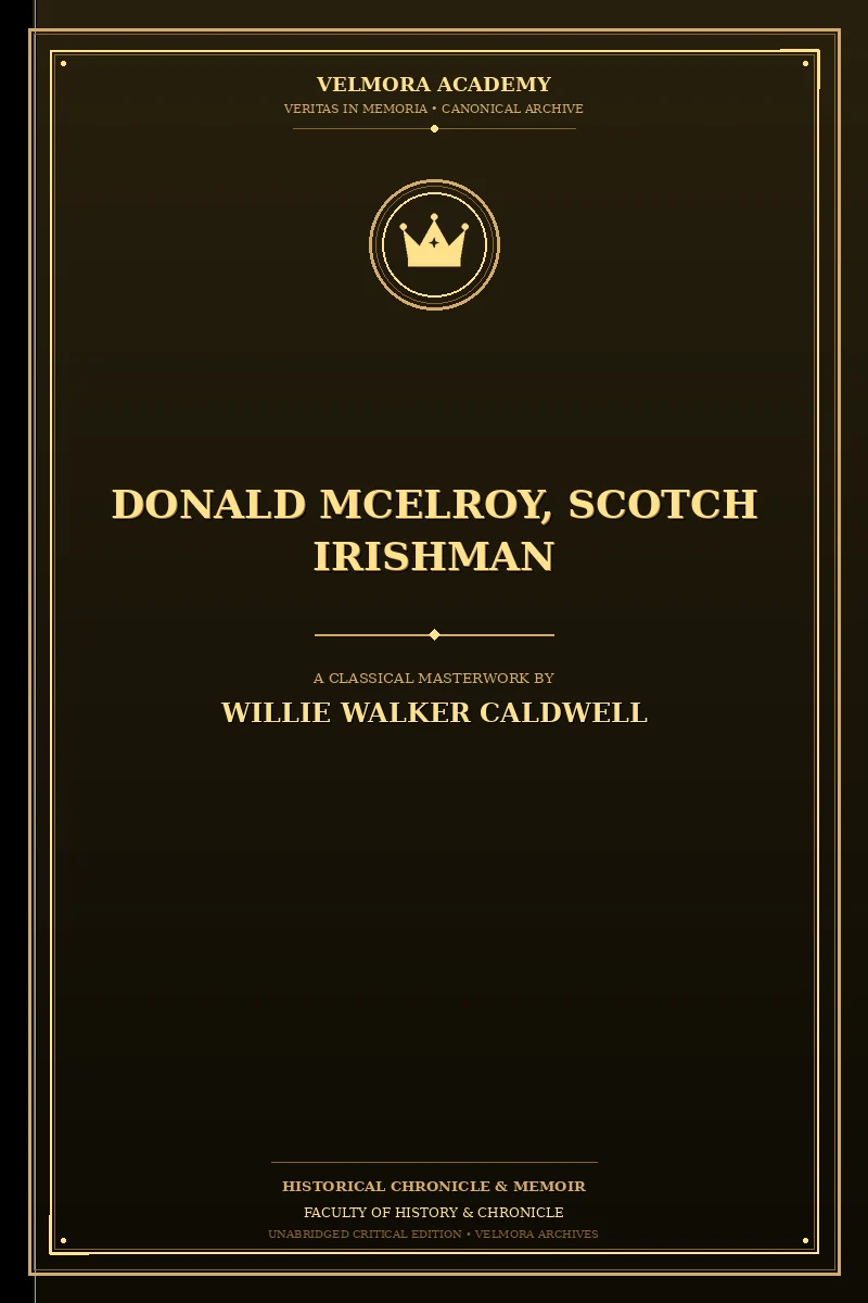Cover of Donald McElroy, Scotch Irishman