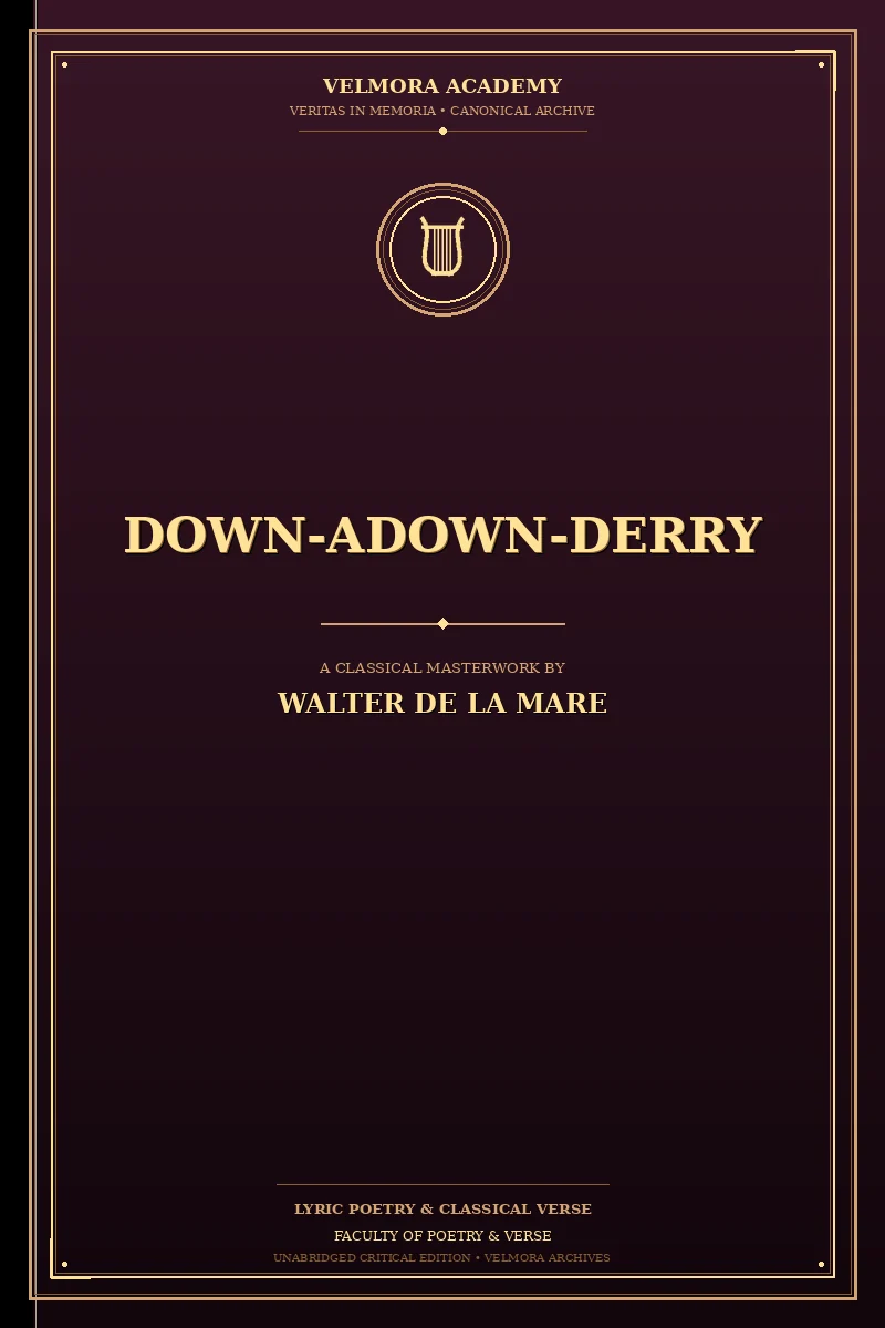 Cover of Down-Adown-Derry